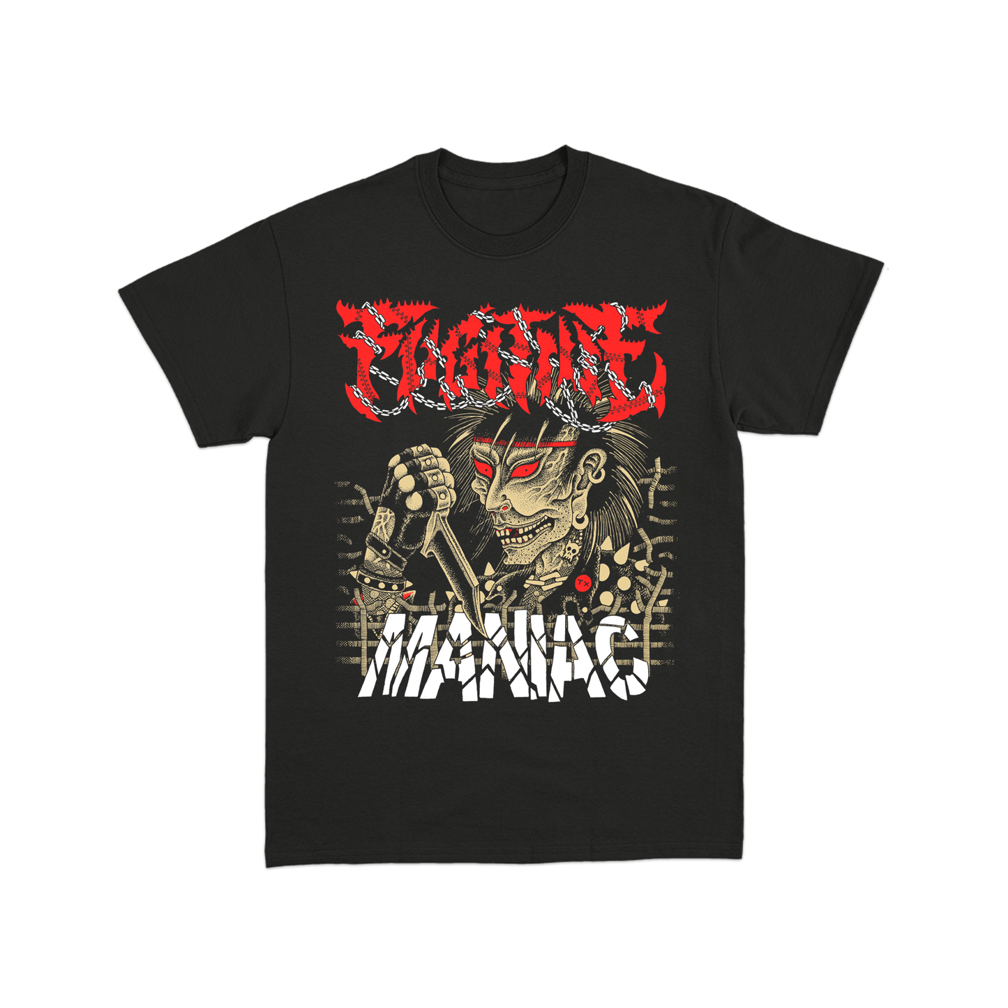 CHATT MANIAC BLACK TEE